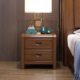 金丝胡桃木家具实木床头柜现代简约卧室储物柜子床边奢华收纳木柜