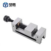 梦鹰高精密钻铣床磨床手动平口钳小型夹具台钳批士夹直角虎钳配件