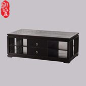 新中式 茶几实木方形茶几简约现代禅意酒店会所工程定制民宿别墅