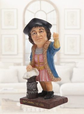 树脂工艺品世界名人家居创意摆件意大利航海家哥伦布人物雕像礼品