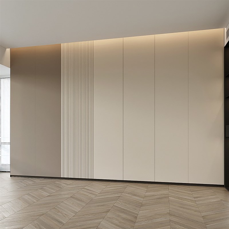 电视背景墙壁布格栅壁画奶油风2025新款客厅墙布沙V发装饰壁纸墙