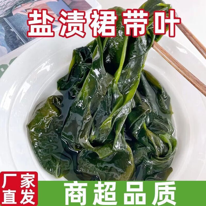 盐渍裙带菜新鲜大连特产海藻群带菜凉拌海草火锅商用非干货批发