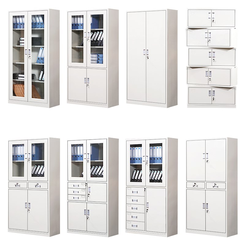 现货办公室通三节a4文档柜带锁通体文件柜档案资料柜书柜图纸柜