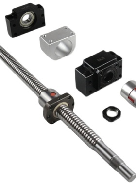 滚珠丝杆套装1605螺母2510C丝杠手摇螺杆滑台模组导轨研磨套副