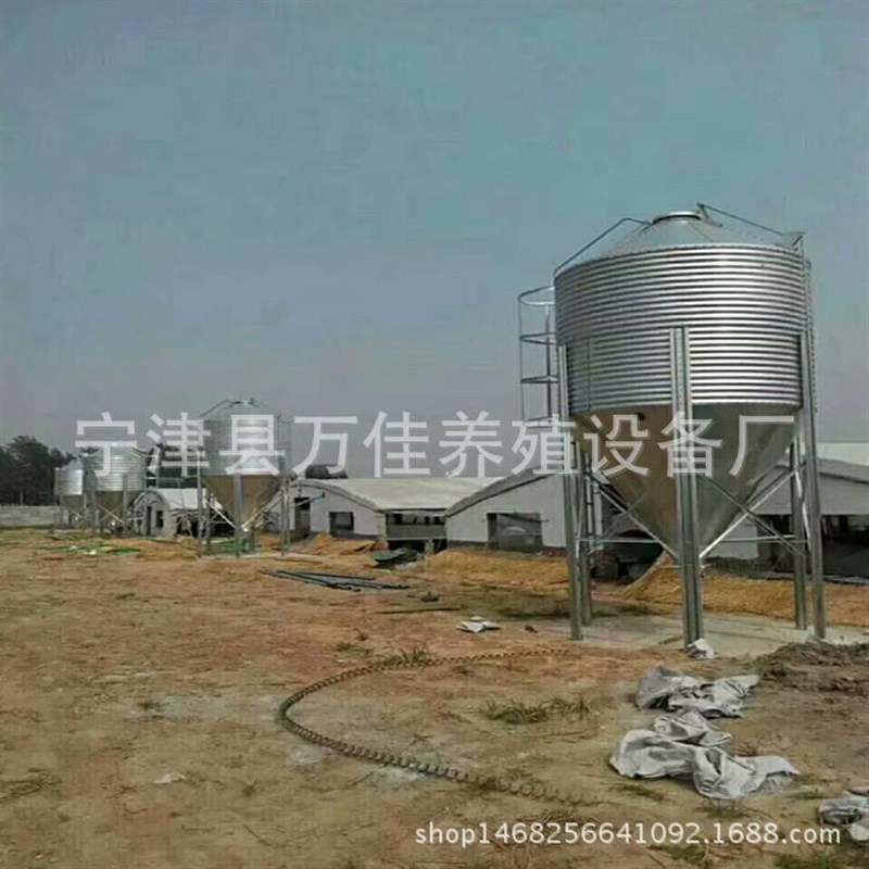 猪舍镀锌板料塔 养猪自动刮粪机 自动养猪料线塞盘传送