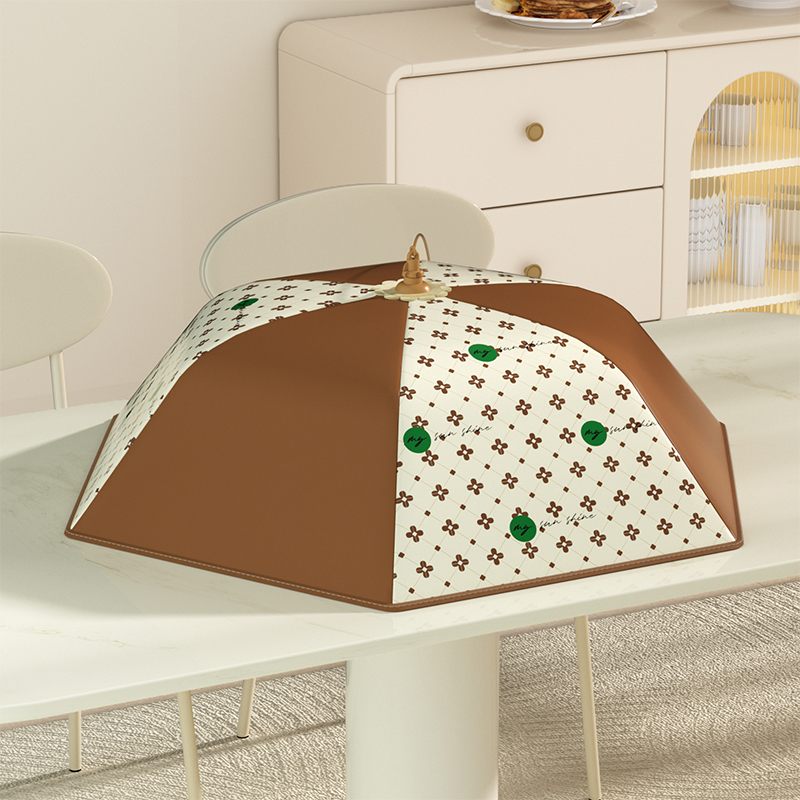 2023新c款冬天家用保温菜罩餐桌饭菜罩食物盖菜罩神器可折叠遮尘