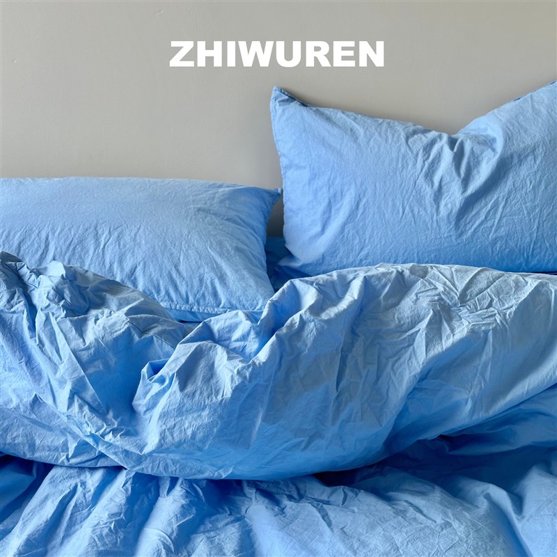 直物人24春夏【特别款】高u支高密纸感棉四件套全棉柔软床品岛屿