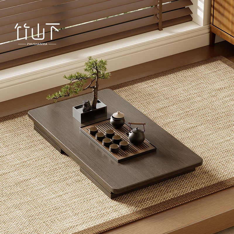 榻榻米茶桌2025n新款折叠炕桌飘窗小桌子轻奢高级感茶台日式茶几