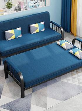 家房用入户可拆洗多功能折叠单人易IGX双人多人出租简小户型包沙