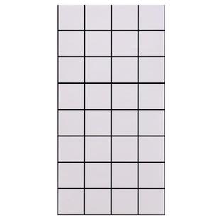 EPC仿瓷砖墙贴纸自贴粘厅厨房防水墙餐白格子板卫生间防潮壁纸北