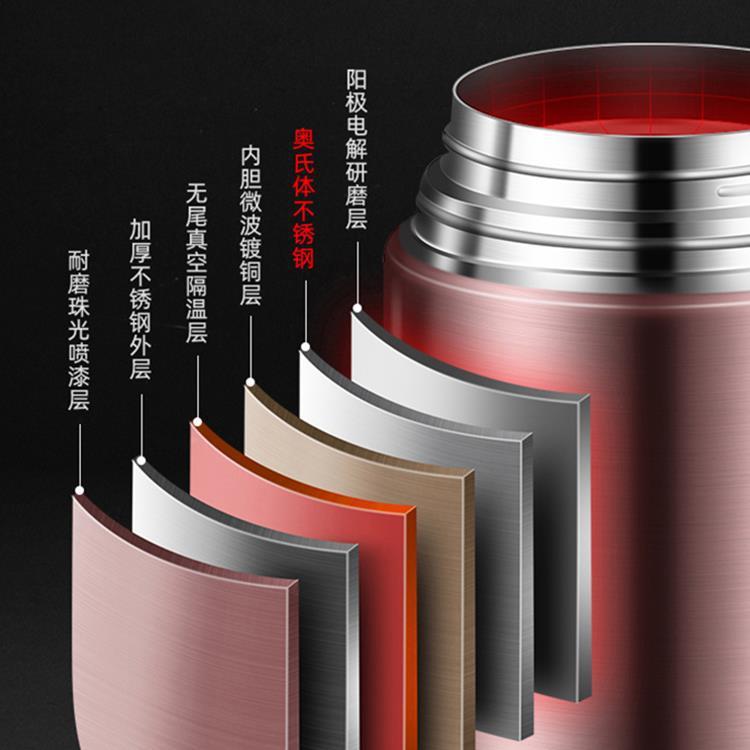 烧款杯316F97MSTH5不锈钢闷烧杯2025新宽口大容焖壶量焖粥保温罐