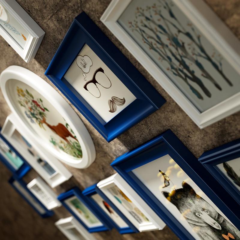 9123包邮朗西斯/现代/时尚/实弗墙木相框创照片意墙