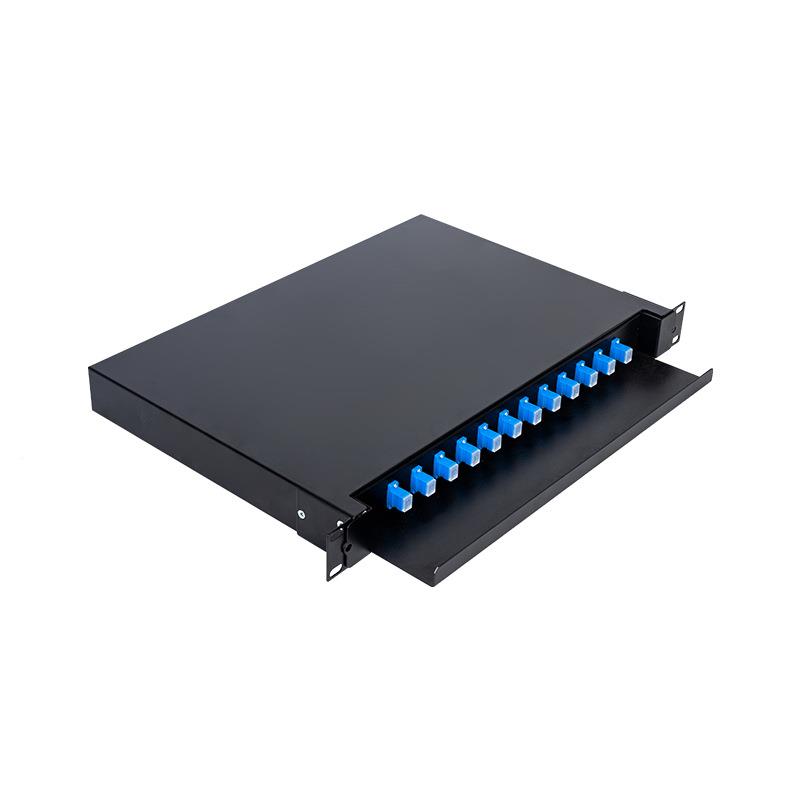 抽1拉844式/光纤终端盒224口48口口满配SC/FCLC光纤配线架单模多