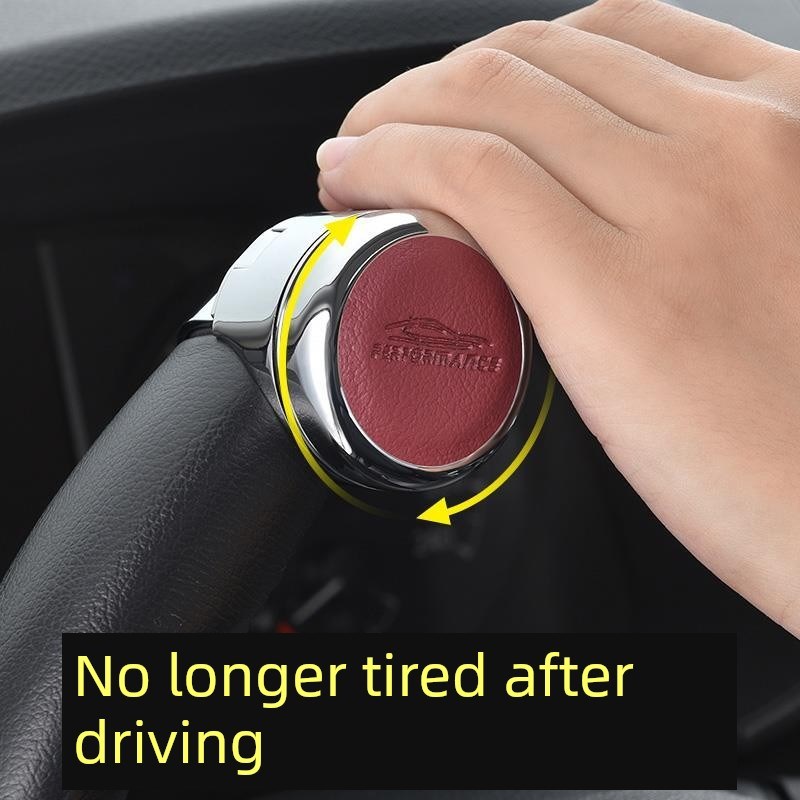 汽车方向盘助力器单手转向换v向省力助力球轴承式金属回转方向盘