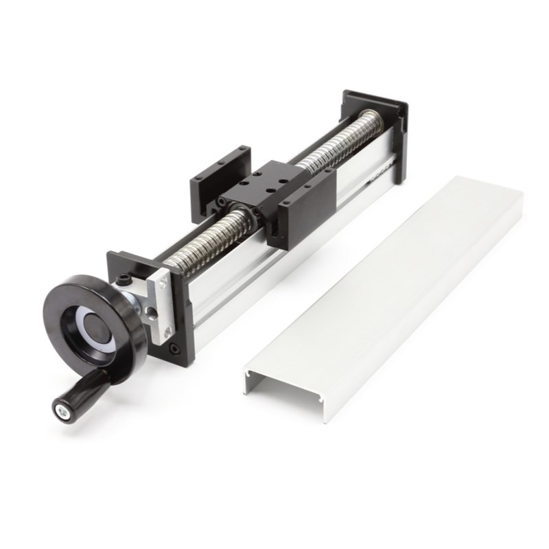 GF40/CM40B密封防尘滚珠丝杆滑台模组手自动直线双导X轨台十字龙