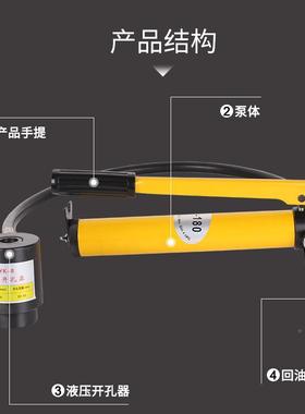 844手动液开孔器机不锈钢板薄铁A铜铝板打孔SY压K-8/8B开孔