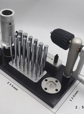 锈钢拉丝15207器丝小型圆紧线器手摇手不动卷线绕器首饰项圈管工