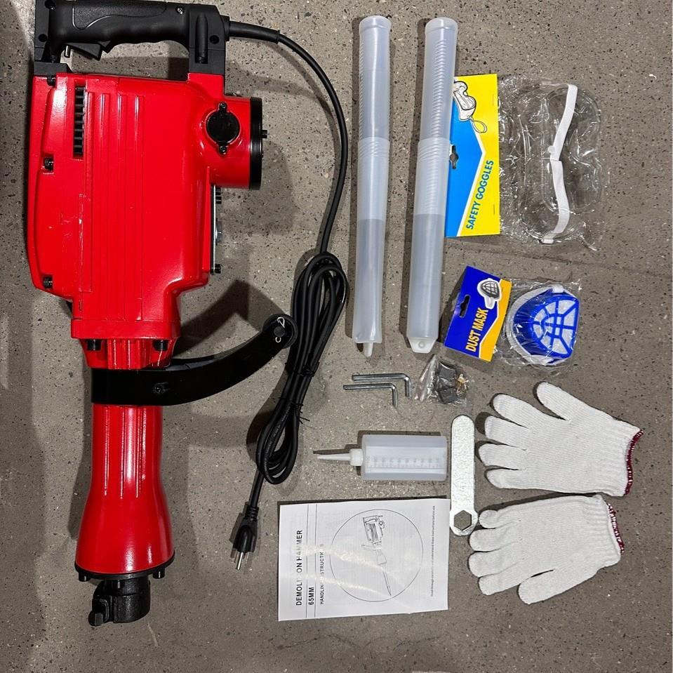 外贸出口65矿用拆墙碎石2200W单用大功率破拆电锤重型电镐冲击钻