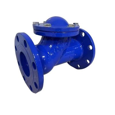 球型止回阀Q4式1XIJI排水水滑道滚球式止回阀法兰立止逆H阀单污向