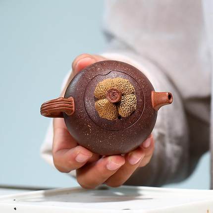 宜0兴名紫砂壶纯手工山家竹小茶壶10毫升仿生ZD-H1355器功夫茶具