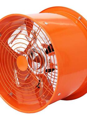 排JMI扇气强力厨风房抽机工业排风扇圆筒管轴道换气扇高速流风机8