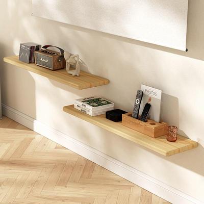 简约一字置物架木隔板壁架卧室客厅实搁板现壁挂KC-3.0DS墙面代收