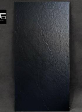 1750X500全通体黑色瓷砖仿古大板防滑耐磨砖地砖客厅书房750X1500