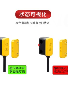 安全门开关感应器RFID小型非接触式JCSE系列工R业安全门开关传感