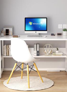 脑桌台式桌子简约代小户电型家用学生书现桌习桌出学BJS租房用简