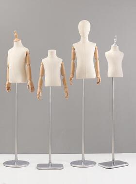 童模特道具半身少儿服展装店小孩子示儿架女童装男店橱窗58438模