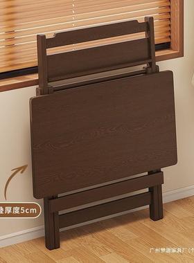 折KLQ叠桌床子出边书桌电脑桌小户型租屋移动字台学生学习桌写免