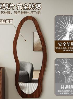 TWR中古穿衣镜全身风镜落地卧镜家服装店试衣镜网红女用生室异形