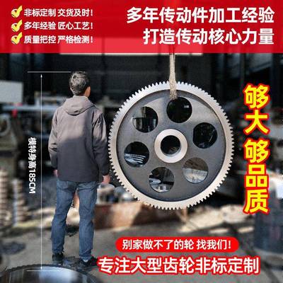 家大起重机型传齿轮工业非标45#厂钢417大节动距输送带机械直齿轮