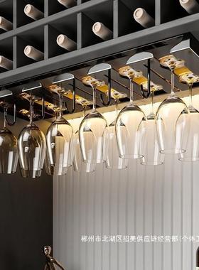 厂家轻直物销红杯酒杯架倒挂家用YUT奢高脚收纳置架悬挂式酒