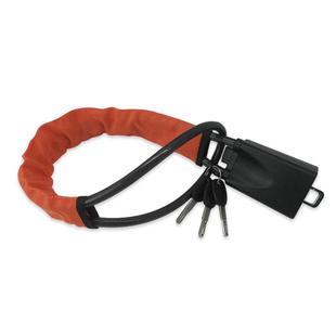 汽车方车向盘锁绳锁汽车锁方向盘锁缆安全卡XC F032扣锁通用型钢