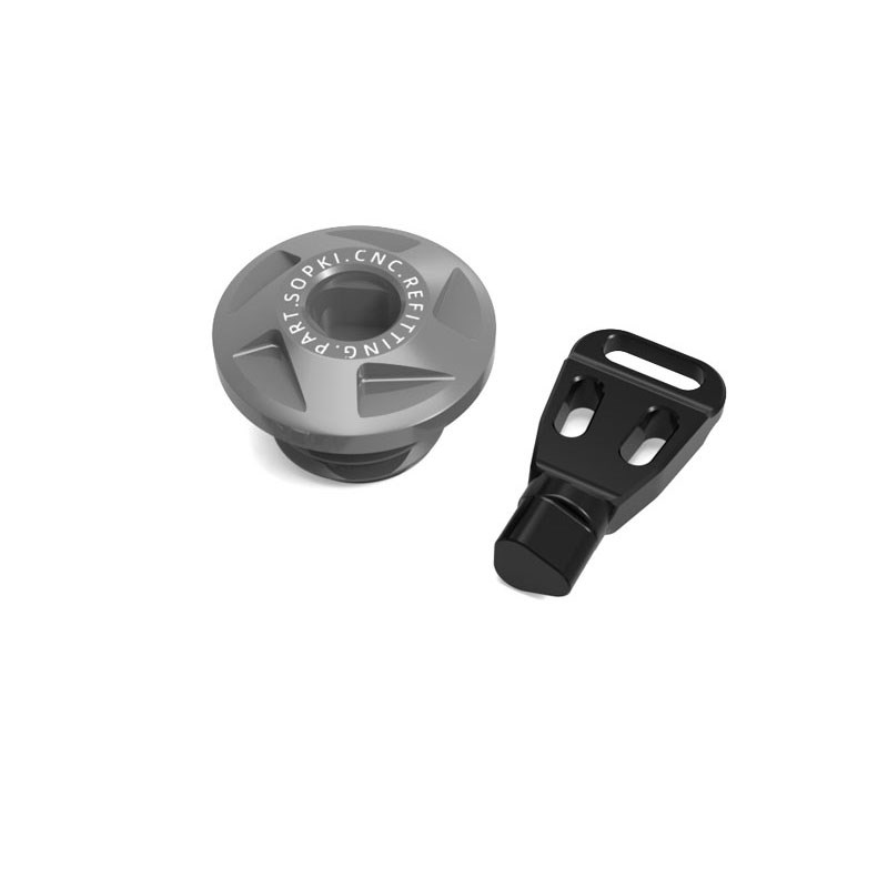 适用于春a风800NK 800MT 改装防盗机油盖 铝合金机油螺丝防撬配件