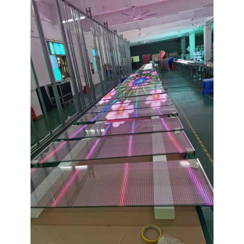 led玻璃屏led透明玻璃屏透明光电玻璃显示屏户外防水透明屏P10