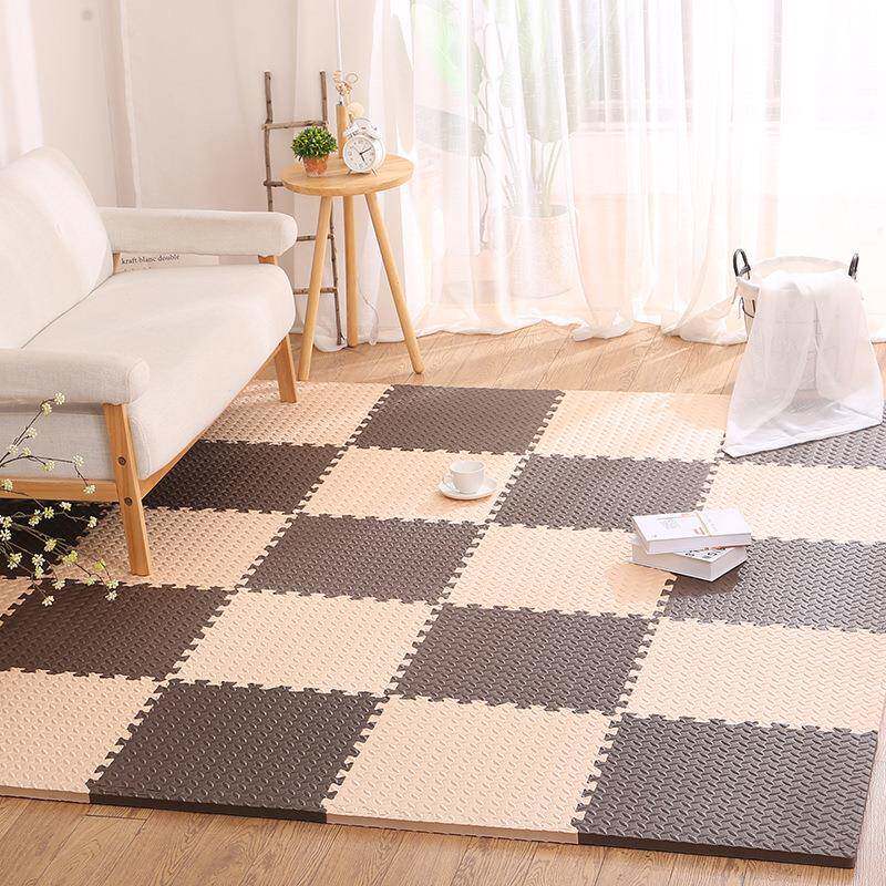 泡可沫垫大块拼接3030地垫x爬爬儿童爬整行垫无甲BBC醛机洗家用