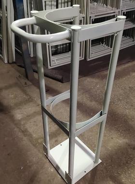 8-40L放实验室钢瓶乙固定架气瓶固定架气瓶架氧蓝色单瓶气炔氮存