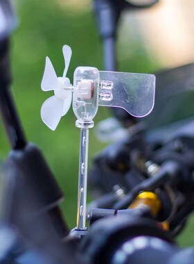 电动车日行灯风能灯摩托车装饰用品风力发电led追尾X灯超亮装饰灯