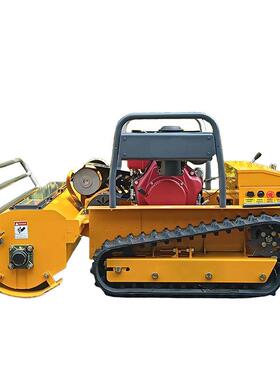 现货农用油电混动遥控除草机 1米割幅坡地除草履带式割草机