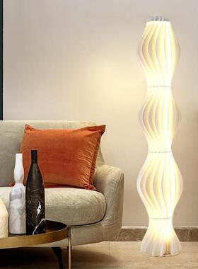 白色草裙影落地光灯i欧ns风北简311约设计室客厅艺术卧沙发边氛围