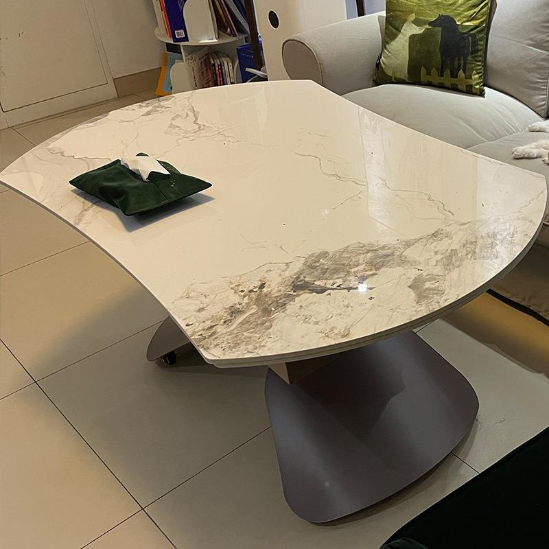 岩板电动升降茶几能餐JRX-1800两用一体式现代简约小户型方桌功变