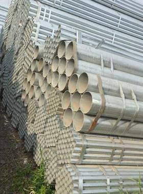 无锡薄11109热浸镀锌无钢壁管108*4家居装饰锌管缝消防专镀用钢管