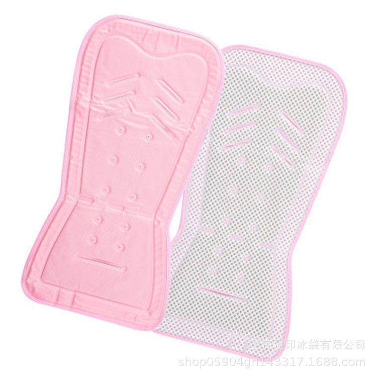 厂家热销婴车儿手推387冰垫冰牛津冰布垫夏季降温童车垫定logo图