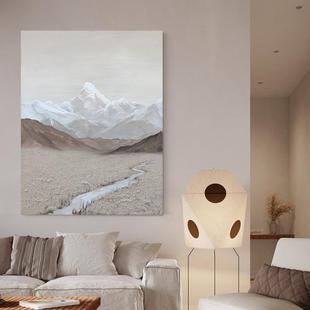 手绘油画南迦瓦客厅沙发装画大幅落巴地画挂简约沙发背饰景玄QWE-