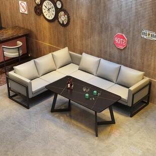 办公商务洽谈会客沙室发茶几组合台球桌球馆厅休息沙发06区观接待