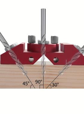 带定位杆30°°/定45/90°孔RYP器带延长位多打角度木工打孔定位