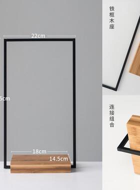 家北欧创饰意ins铁架铁架陶瓷花内器居客厅装品室摆件铁艺实木置