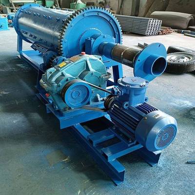 选石铁英砂棒磨磨制砂机FX-0918渣钢渣铝渣研磨机小型矿石铝灰矿